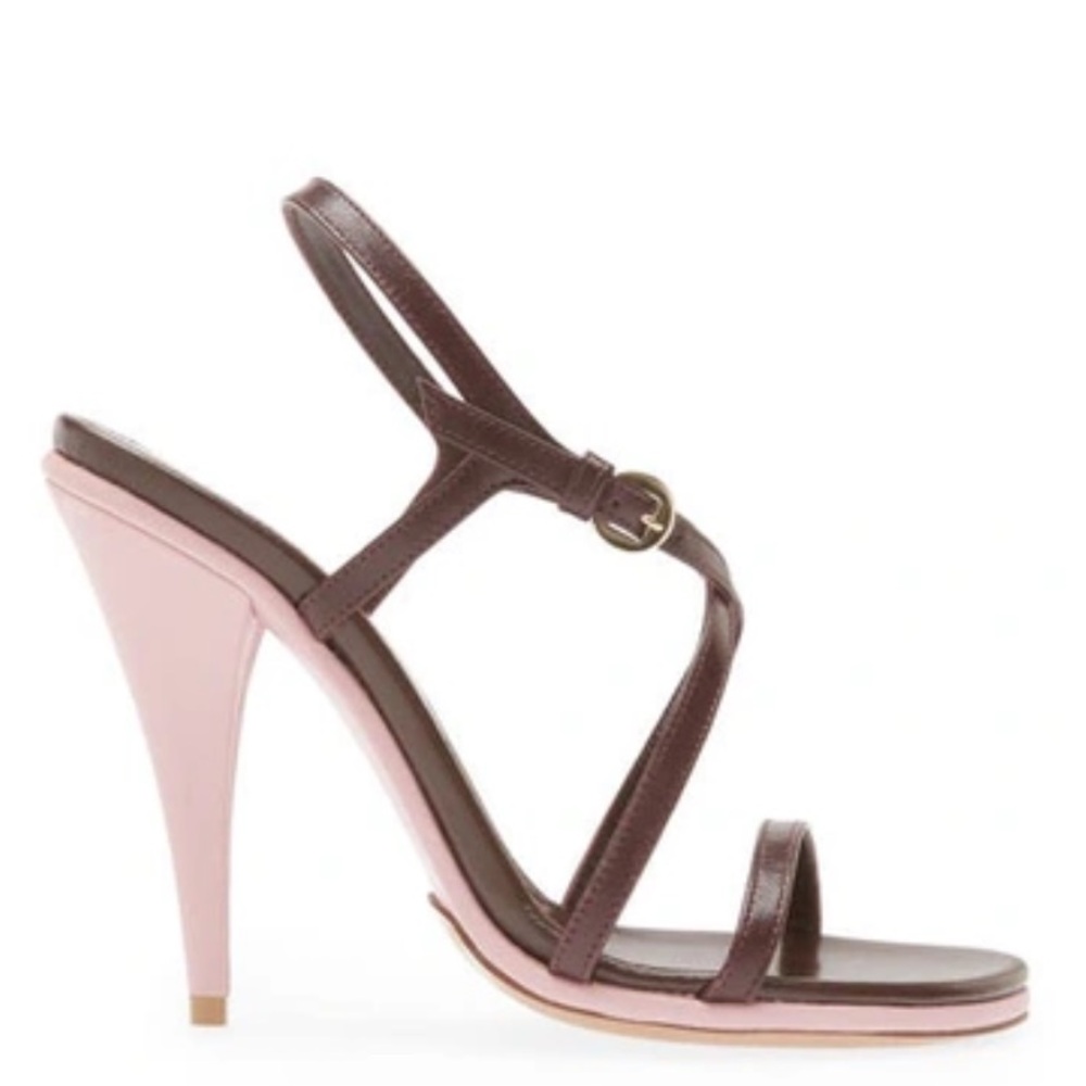 Dries Van Noten Ankle Strap Heel - Bordeaux